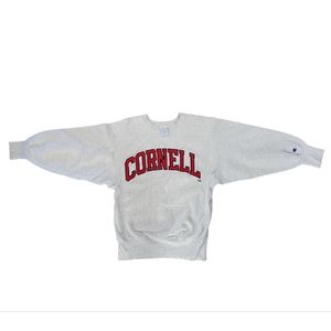 VTG Rare Champion Reverse Weave USA Made Cornell University Ivy League New York